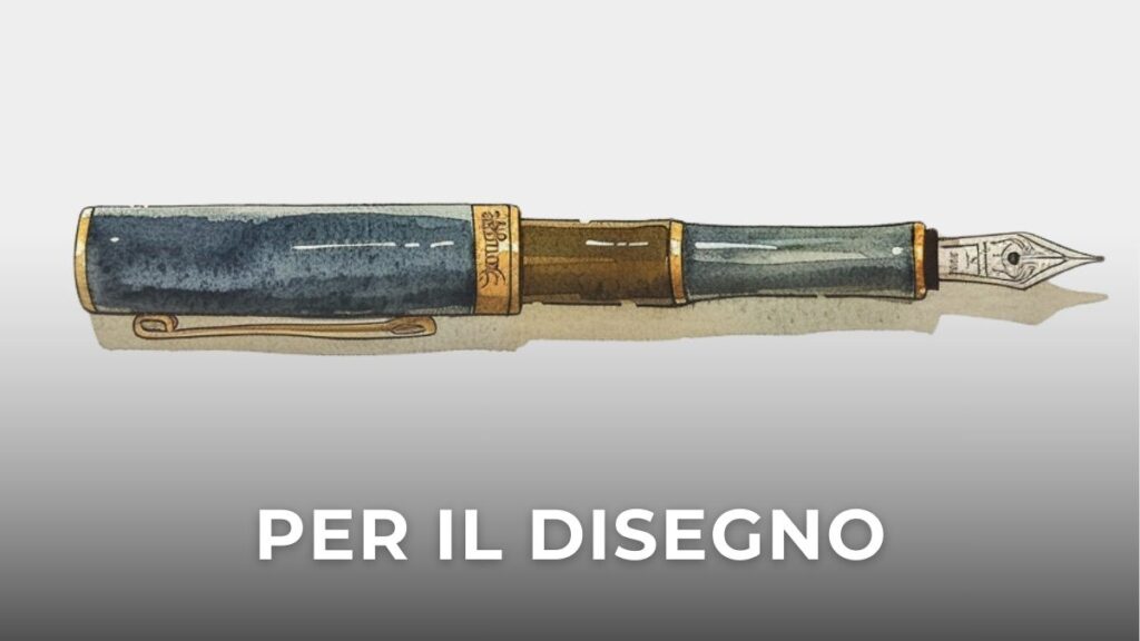 penne stilografiche per disegno