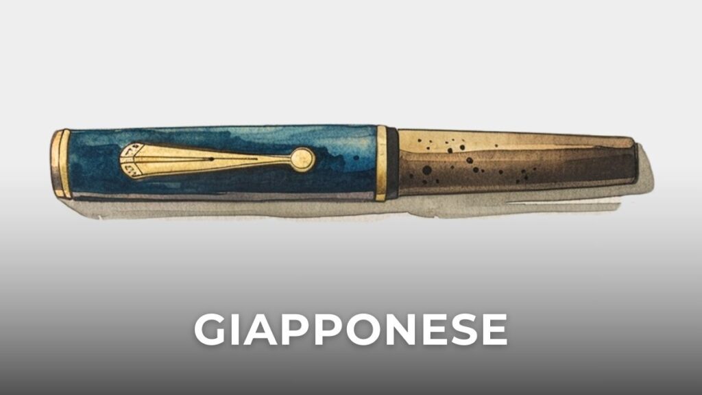 penna stilografica Giapponese 